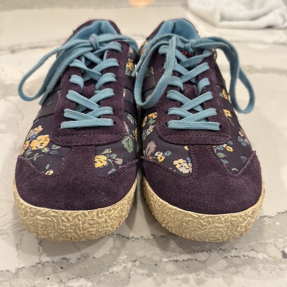 RARE Gola X Cath Kidston Woodland Rose In Grape Harrier Trainer/Sneaker size 6 - Picture 2 of 6